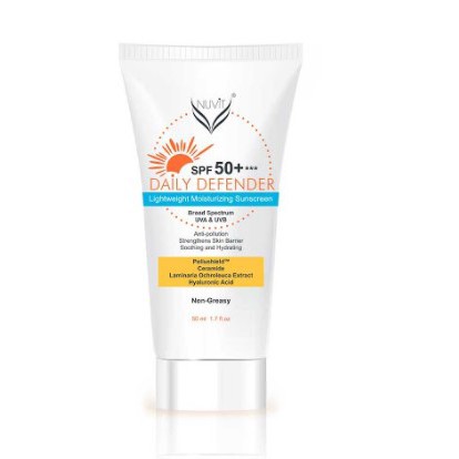 Nuvit Daily Defender SPF 50+ 50ml -Lightweight Moisturizing Sunscreen EXP03/2027