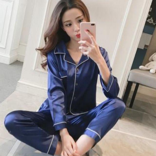 Baju Tidur Pajamas Kain Satin Shopee Malaysia