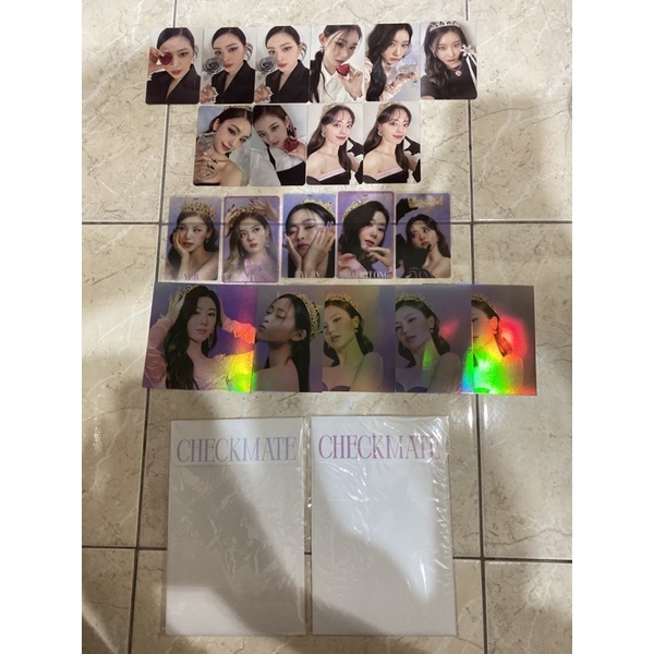 Itzy Checkmate Album Photocard Kpopmerch Holo Set Yeji Lia Ryujin Chaeryeong Yuna Shopee Malaysia