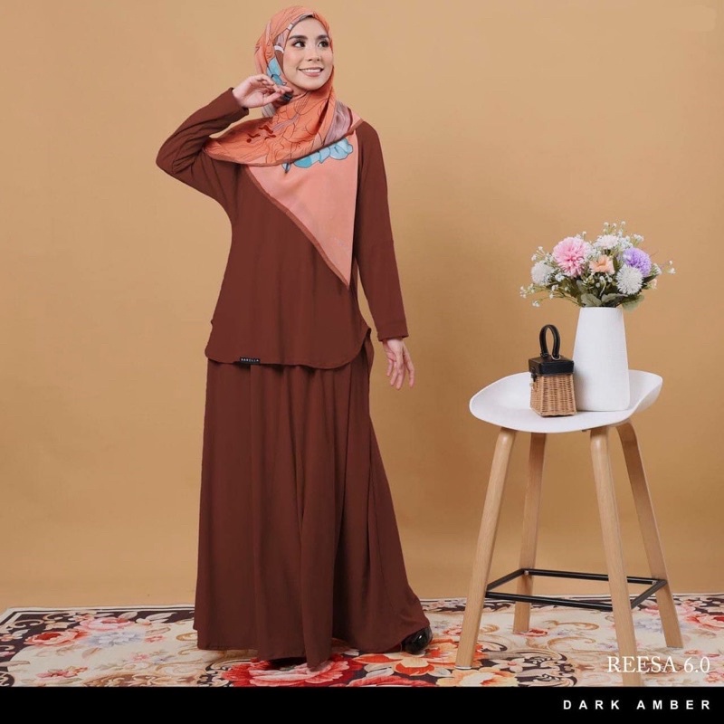 Baju Reesa Kurung Baju Kurung dress muslimah By Rubaba Ready To Sale in Malaysia Hot Sale Offer Muslim fashion murah