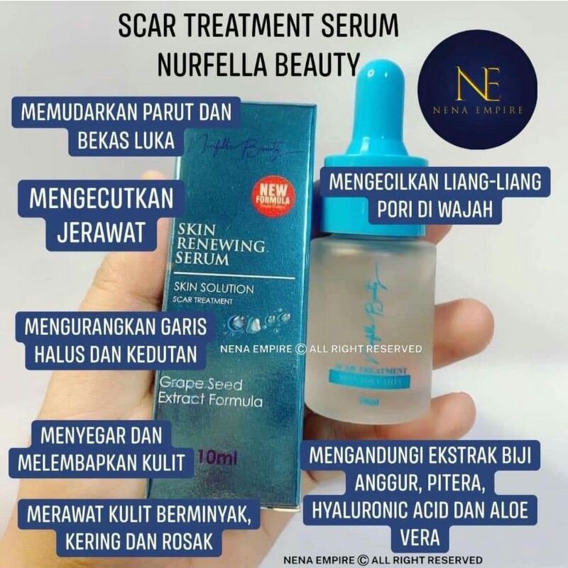 Skin renewing serum skin solution