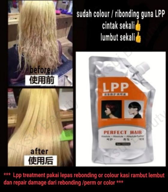 Hair Rebonding Cream Ubat Krim Lurus Rambut Rebonding 500ml Neutralizer 500ml Lpp Treatment 1 Step Rebonding Shopee Malaysia