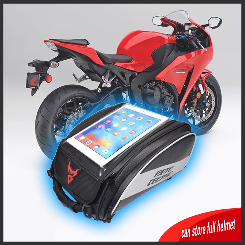 CRDZSW ATV Motorcycle Tank Bag Waterproof Quad Bike Motorbike Oil Fuel Saddle Bag with Cup Holder General Motorcycle Saddle Bag 