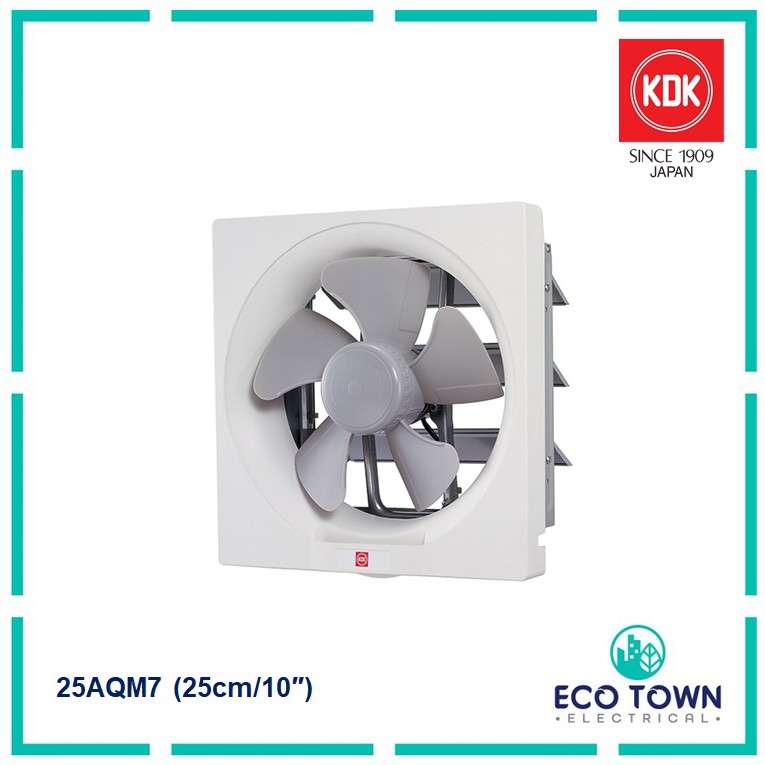 KDK 10" Exhaust Fan / Ventilation Fan Wall Mounted 10 Inch 25AQM7