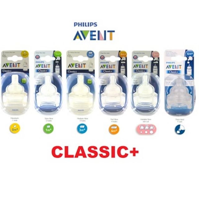 classic avent teats