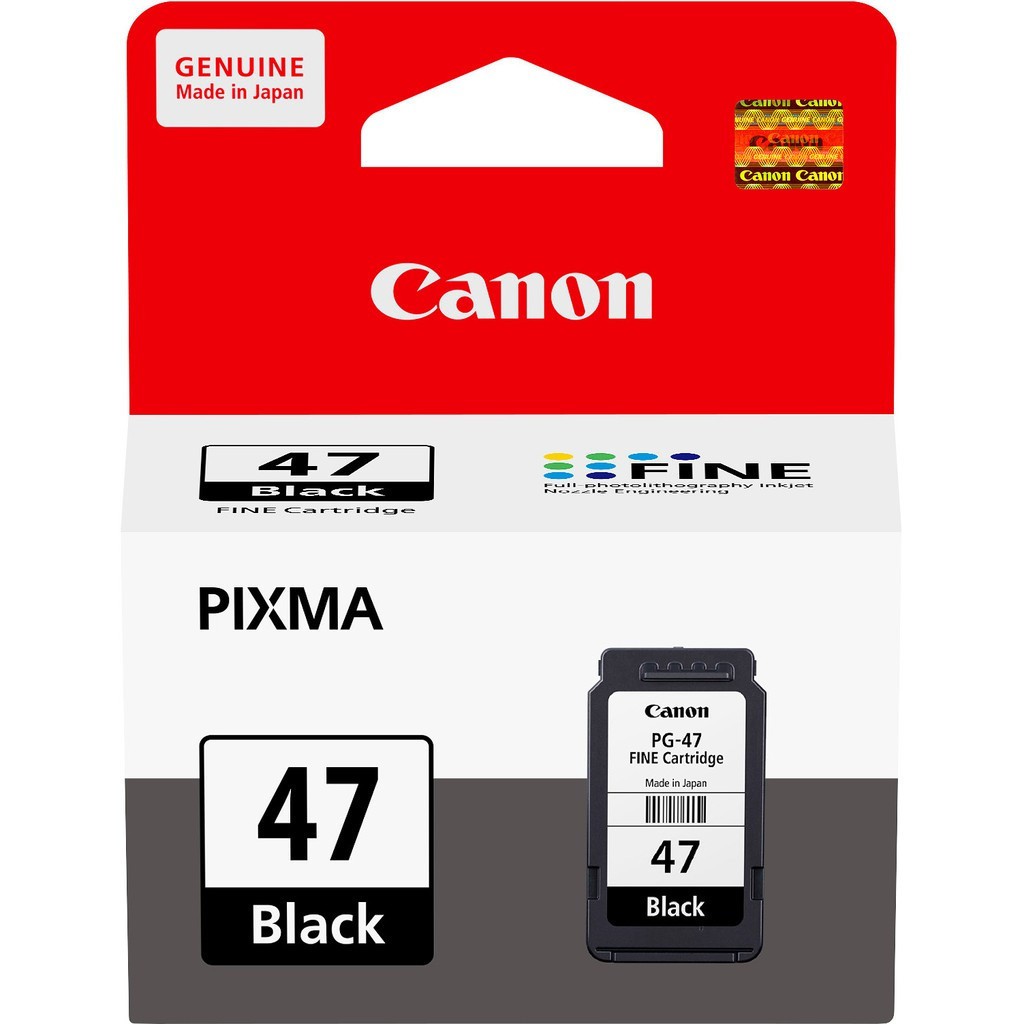 Canon PG47 PG47 Black Original Catridge For E3170 E3177 E400 E410 E417
