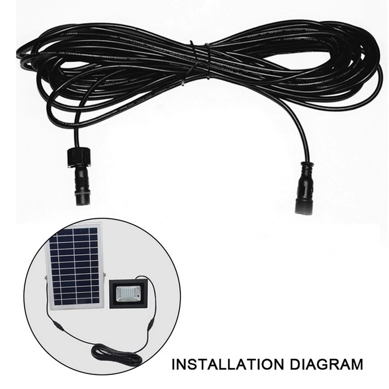 Must Reliable Solar Light Extension Cord 10m Waterproof Power Connector Essential Versatile - Image 2