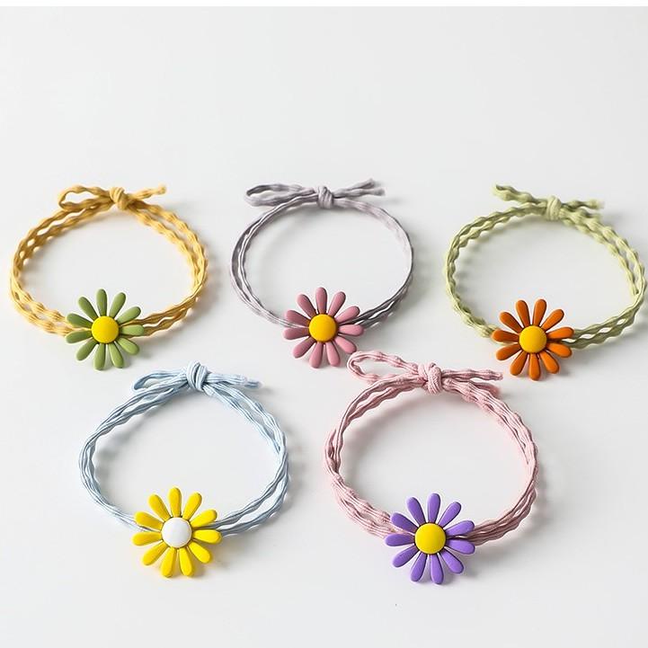 Colorful Chrysanthemum Hair Ties hot trend Shopee Malaysia