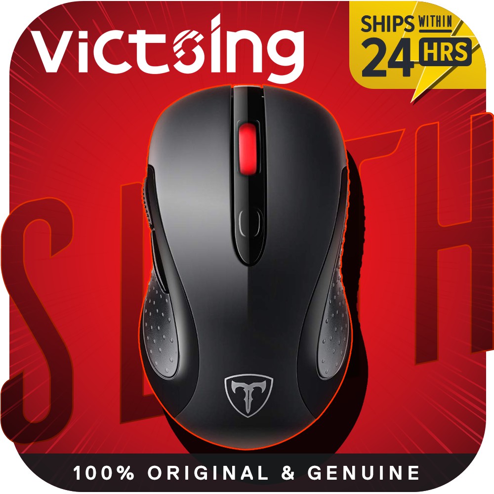 VicTsing PPC015B Wireless Mouse, 2.4G USB Optical Computer Mouse with 5