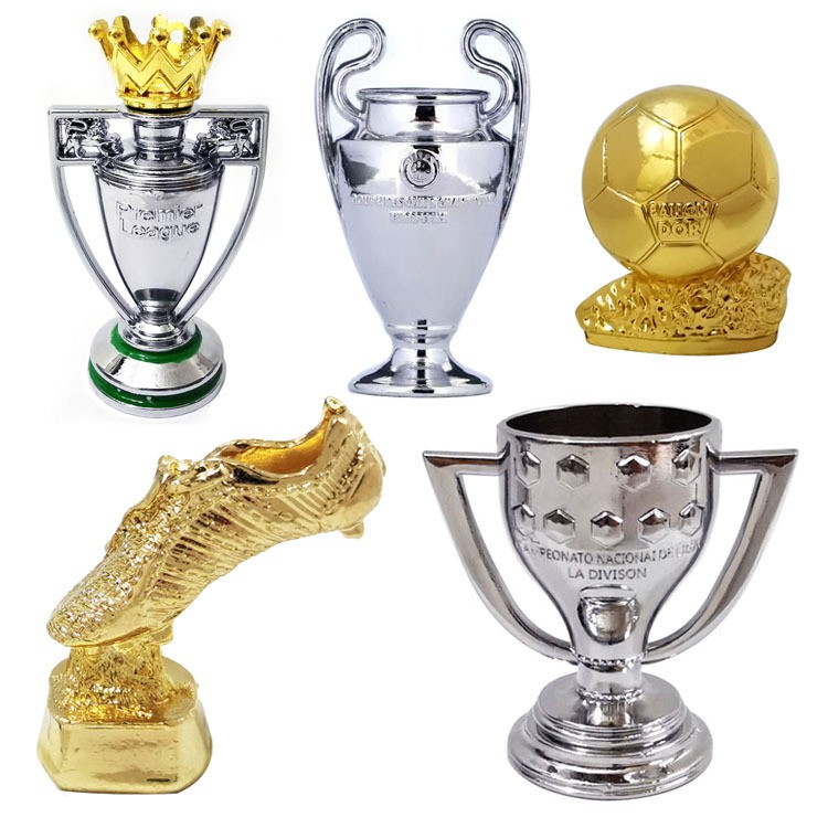 Mini model of football match simulation trophy decoration football league mini model of trophy