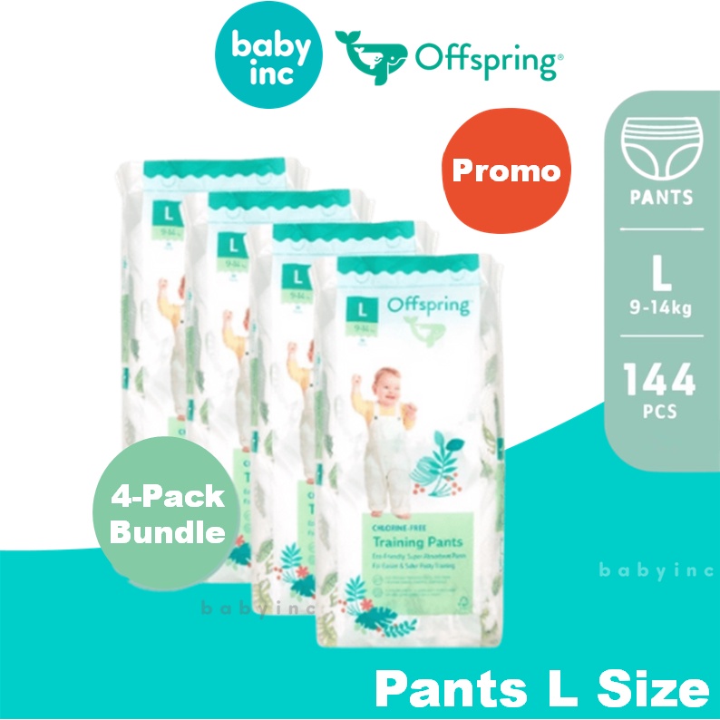 4 x Offspring Fashion Pants Diaper L (144 Pcs) Shopee Malaysia