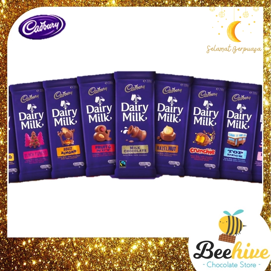 CADBURY Dairy Milk Chocolate 180g [Imported from Australia] Shopee