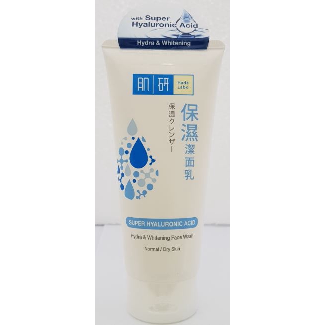 hada labo face wash hydra and whitening