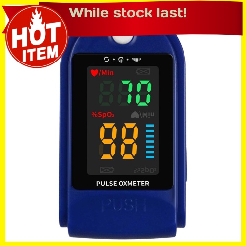 Fingertip Pulse Oximeter Mini SpO2 Monitor Oxygen Saturation Monitor ...