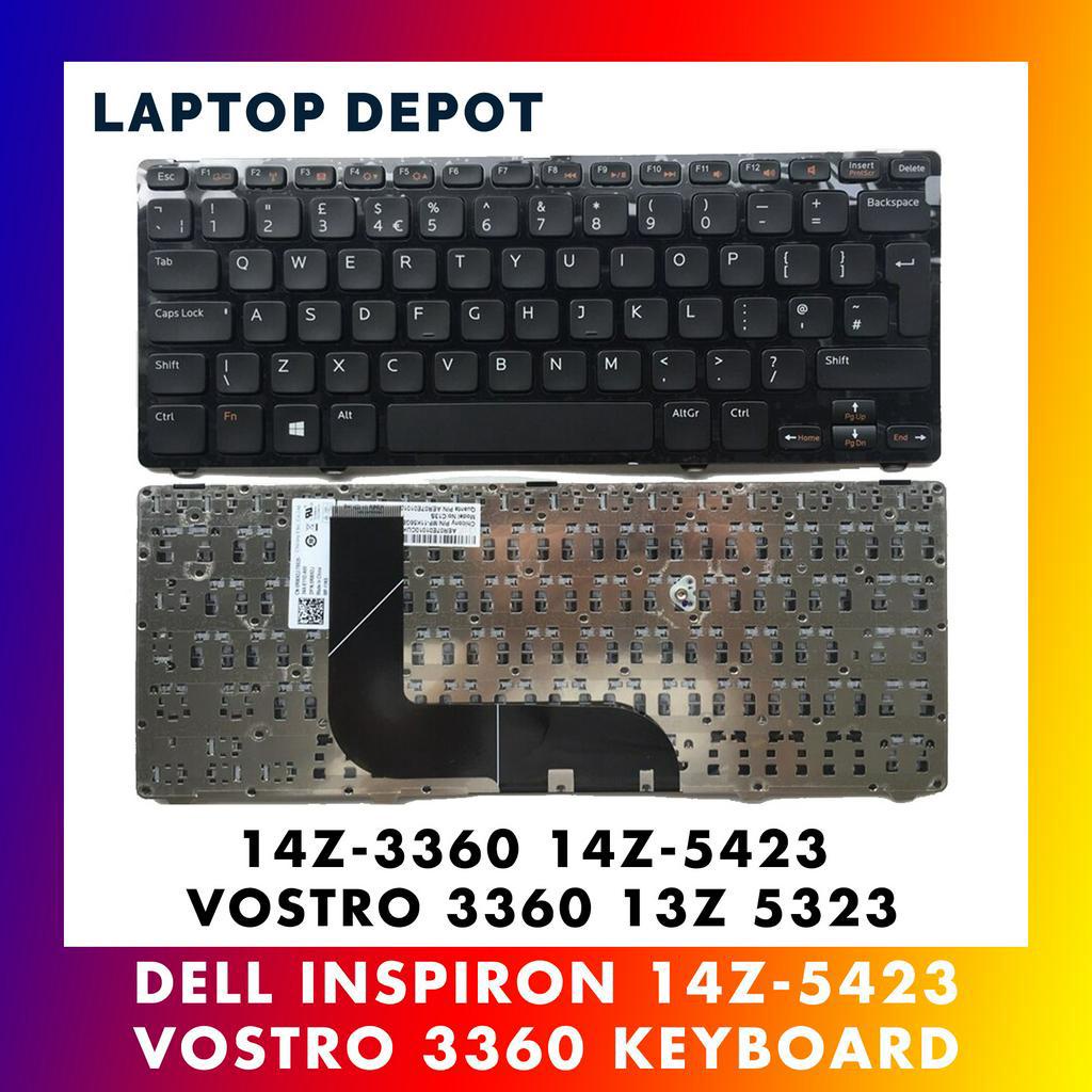 Dell Inspiron 14z N411z 14z 5423 13z 5323 Vostro 3360 Uk Replacement Keyboard Shopee Malaysia 9089