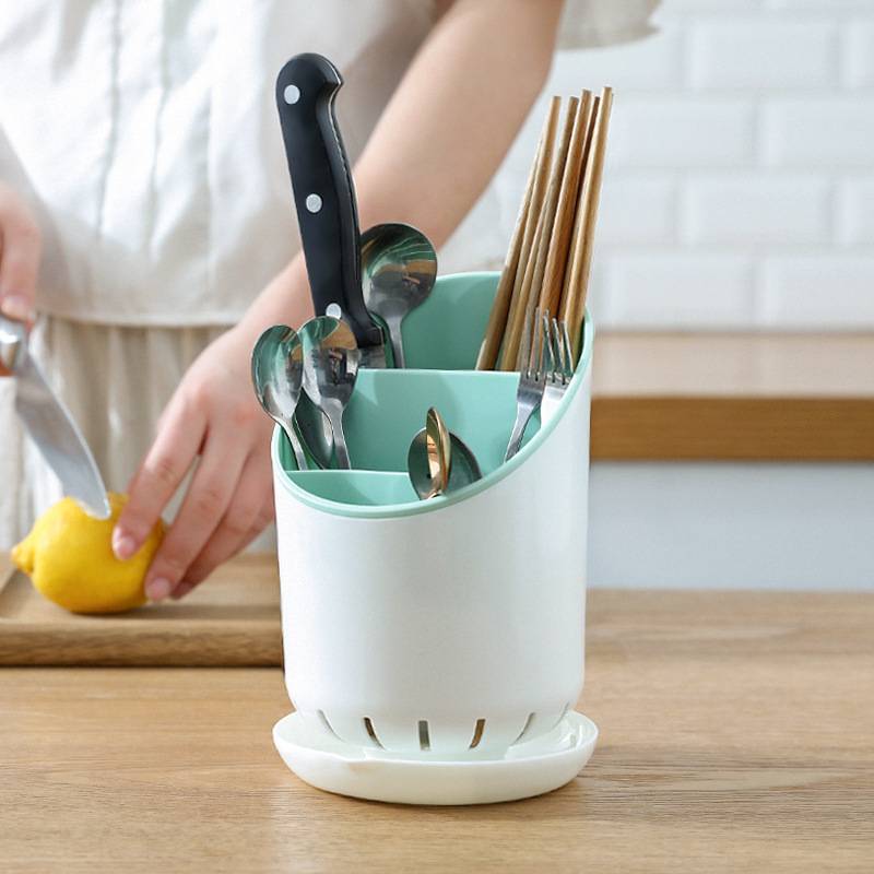 Cutlery Drainer Holder Kitchen Utensils Drying Rack Tableware Knife ...