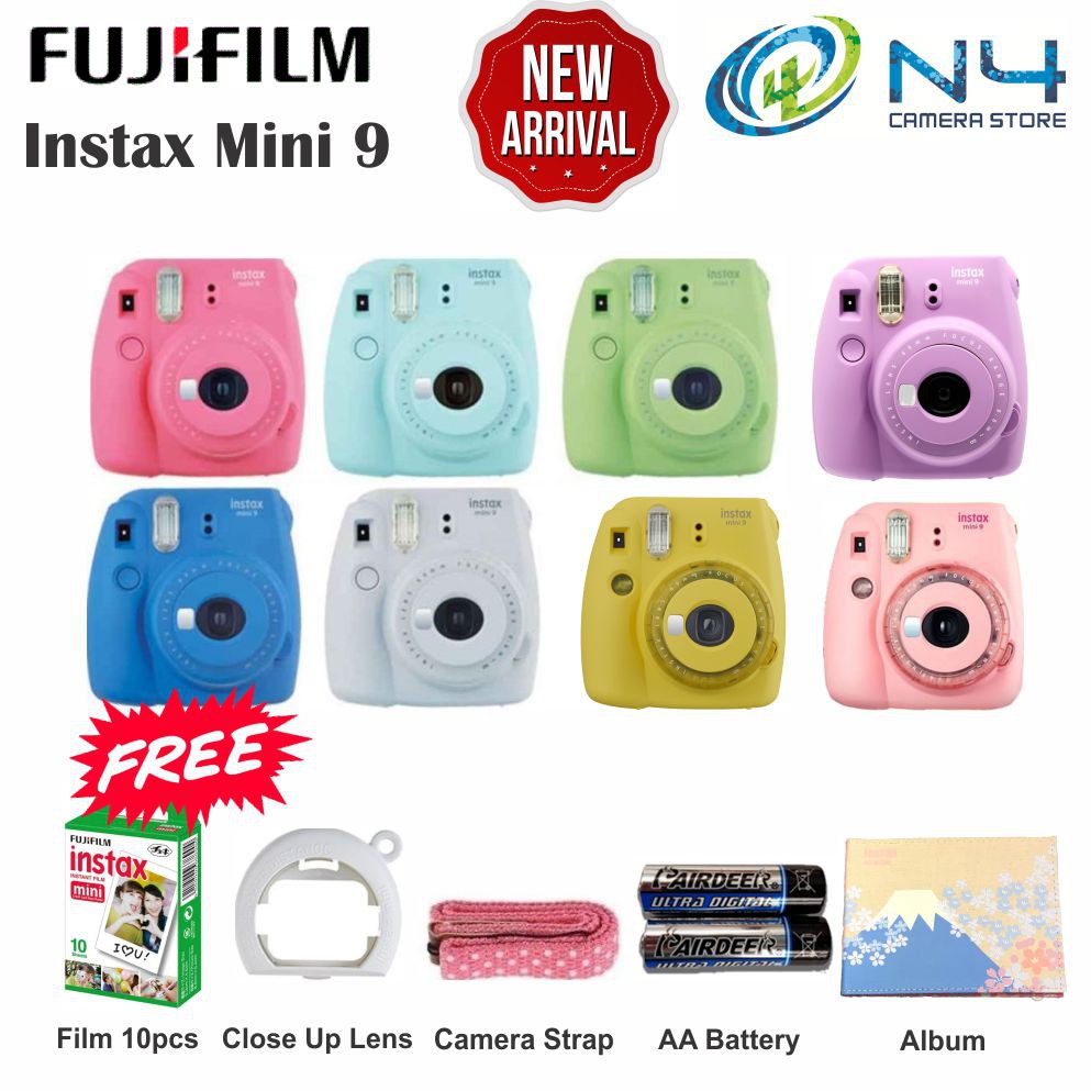 [New Color Arrival] Fujifilm Instax Mini 9 Camera New Package (Fujifilm