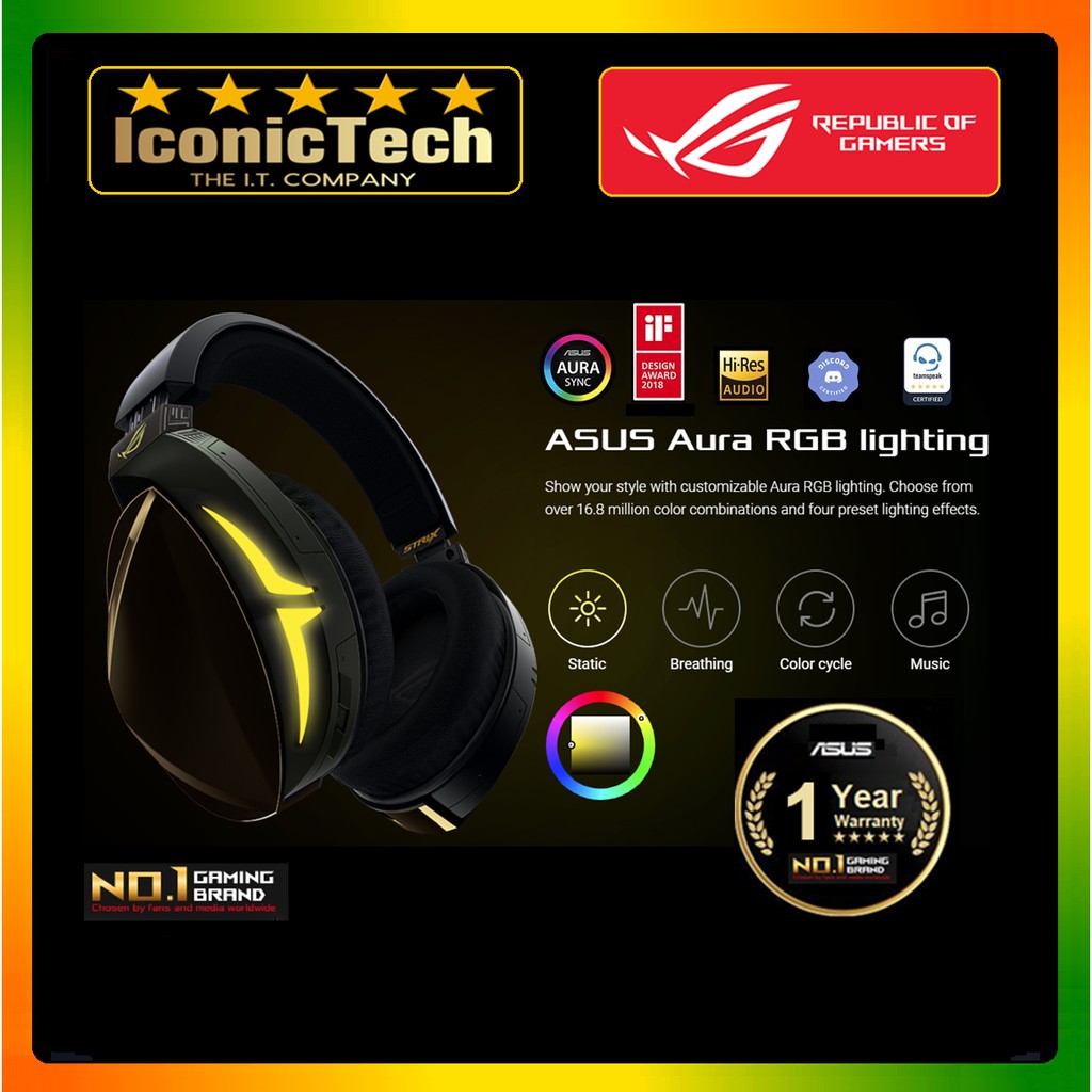 Ask Seller Asus Rog Strix Fusion 300 7 1 Gaming Headset Rogstrix F300 Blk Ubd As Authentic Shopee Malaysia