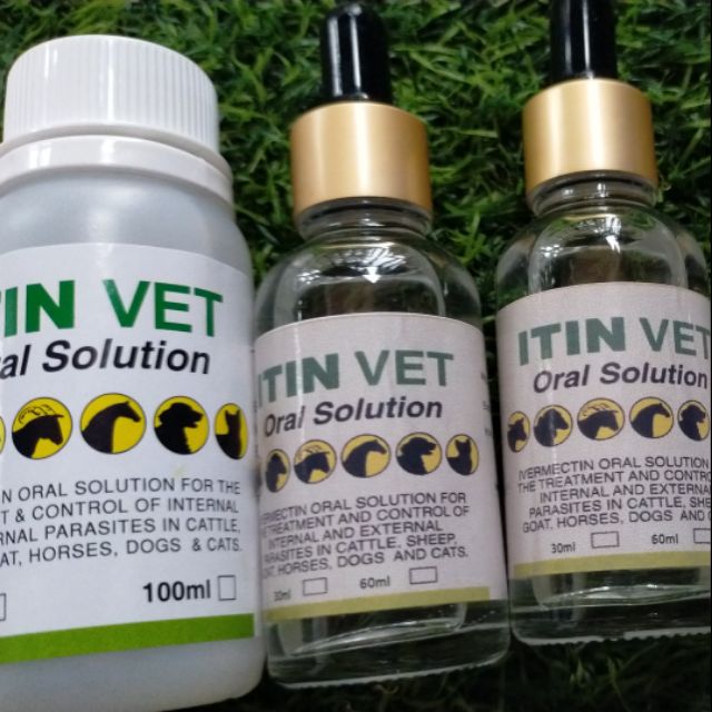 ITIN VET SOLUTION 10ml REPACK UBAT KURAP/KULIT KUCING ...