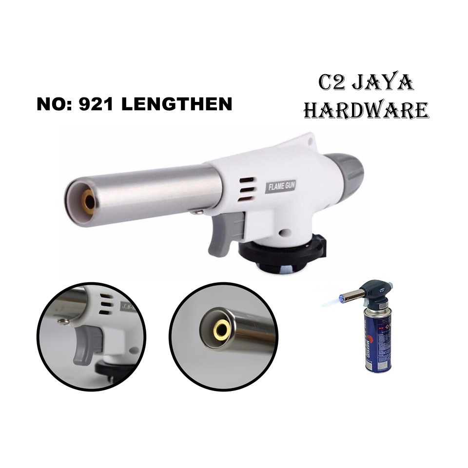 Flame Gas Torch Cooking Soldering Butane Gas Gun Blow Jet Burner Lighter Food Iron