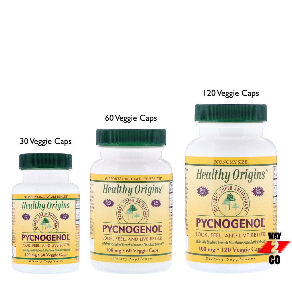 Ready Stock Healthy Origins Pycnogenol 100 Mg 30 60 Or 1 Veggie Caps Shopee Malaysia