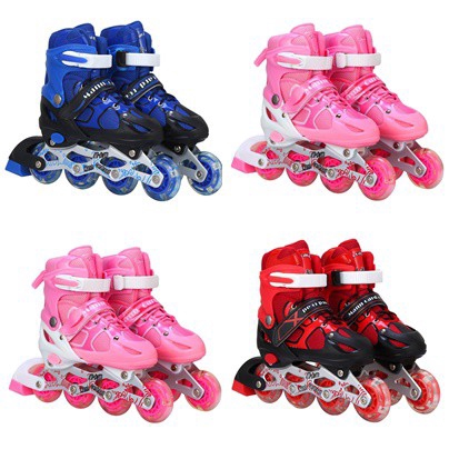 MC PRO Adjustable Inline Skate Girls and Boys  + FREE HELMET KNEE PAD