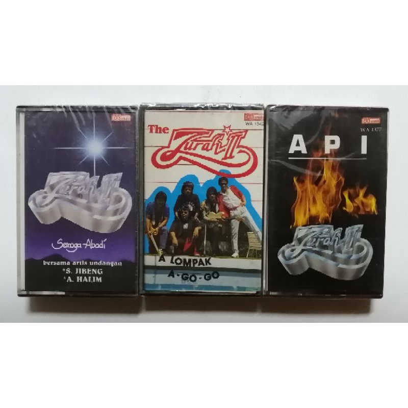 Kaset Baru The Zurah ll 1.Api 2.Semoga Abadi 3.A Lompak A-Go-Go (NOS Keluaran Warnada)