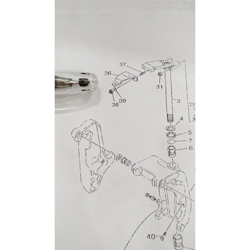 Steering Hook for Yamaha 85 HP 2 stroke Outboard (68848511) Shopee
