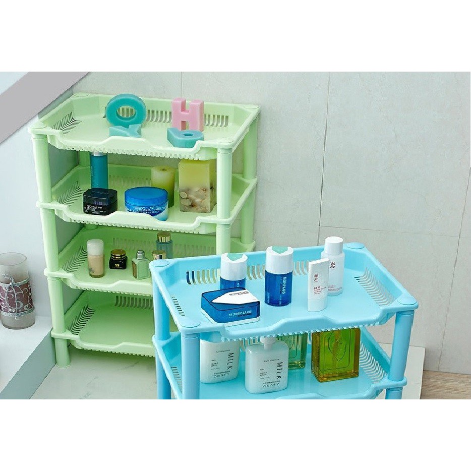 GTE 4 Tier Multipurpose Removable Stackable Rectangular Plastic Storage
