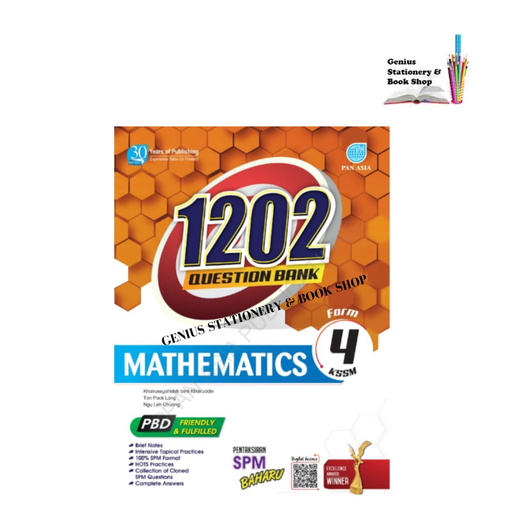 Buku Latihan: 1202 Question Bank Mathematics Form 4 | Shopee Malaysia