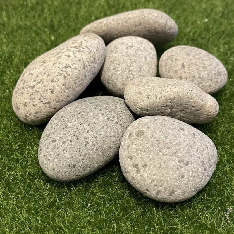 3-5cm 1kg Natural River pebbles stone Grey rocks 天然河石 Garden Deco Aquarium Landscape Batu sungai Hiasan