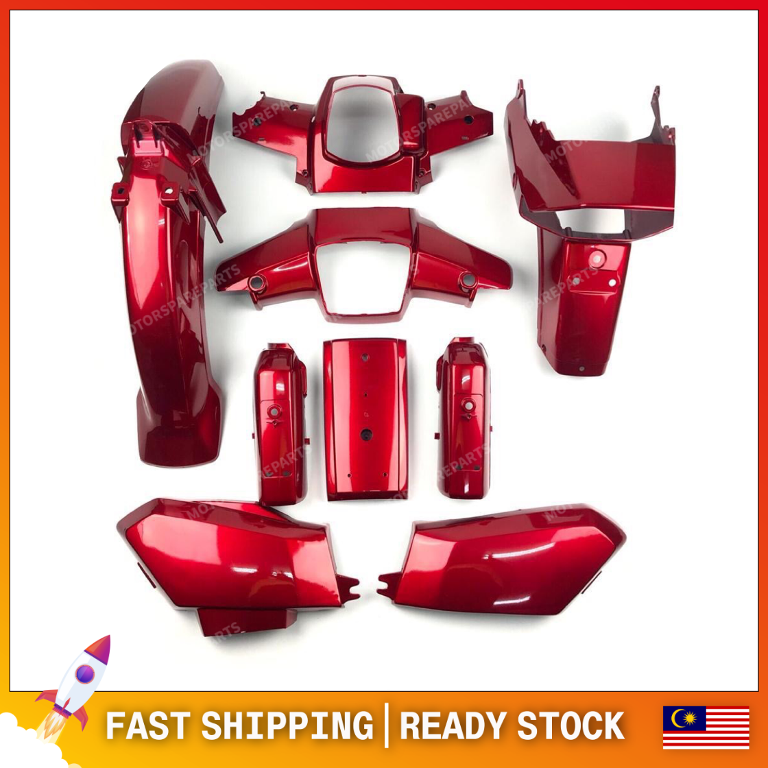 Honda Ex5 High Power Hp Ex5 Dream Full Coverset Cover Set Drmk Red Dunhill Merah Shopee Malaysia