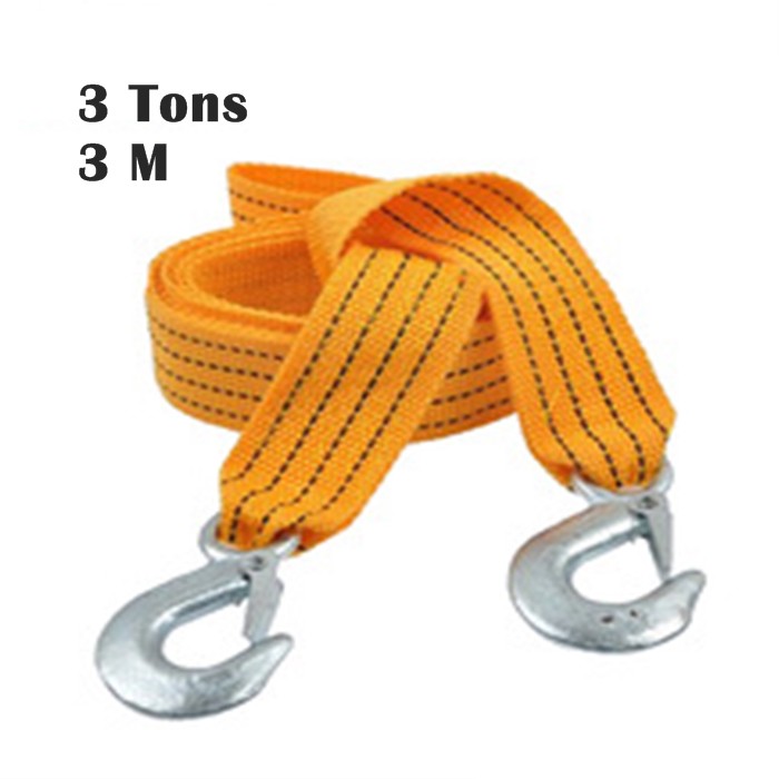 Tali Tunda Tarik Kereta Penarik 3 Tan 3 Meter Car Towing Strap Tow Hook Rope Shopee Malaysia