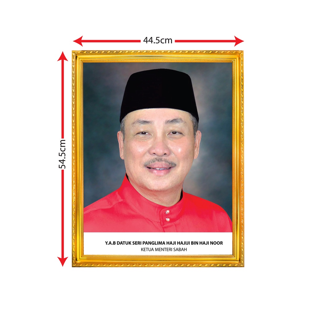 Bingkai Potret Ketua Menteri Sabah