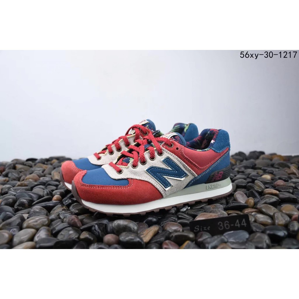 new balance 574 red with blue