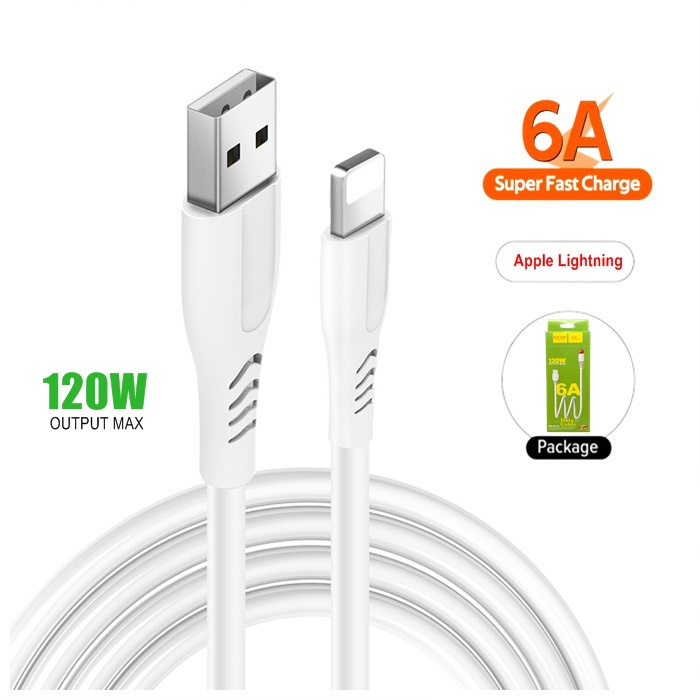 6A 120W Fast Charge Data Transfer Cable For Apple iphone Shopee Malaysia