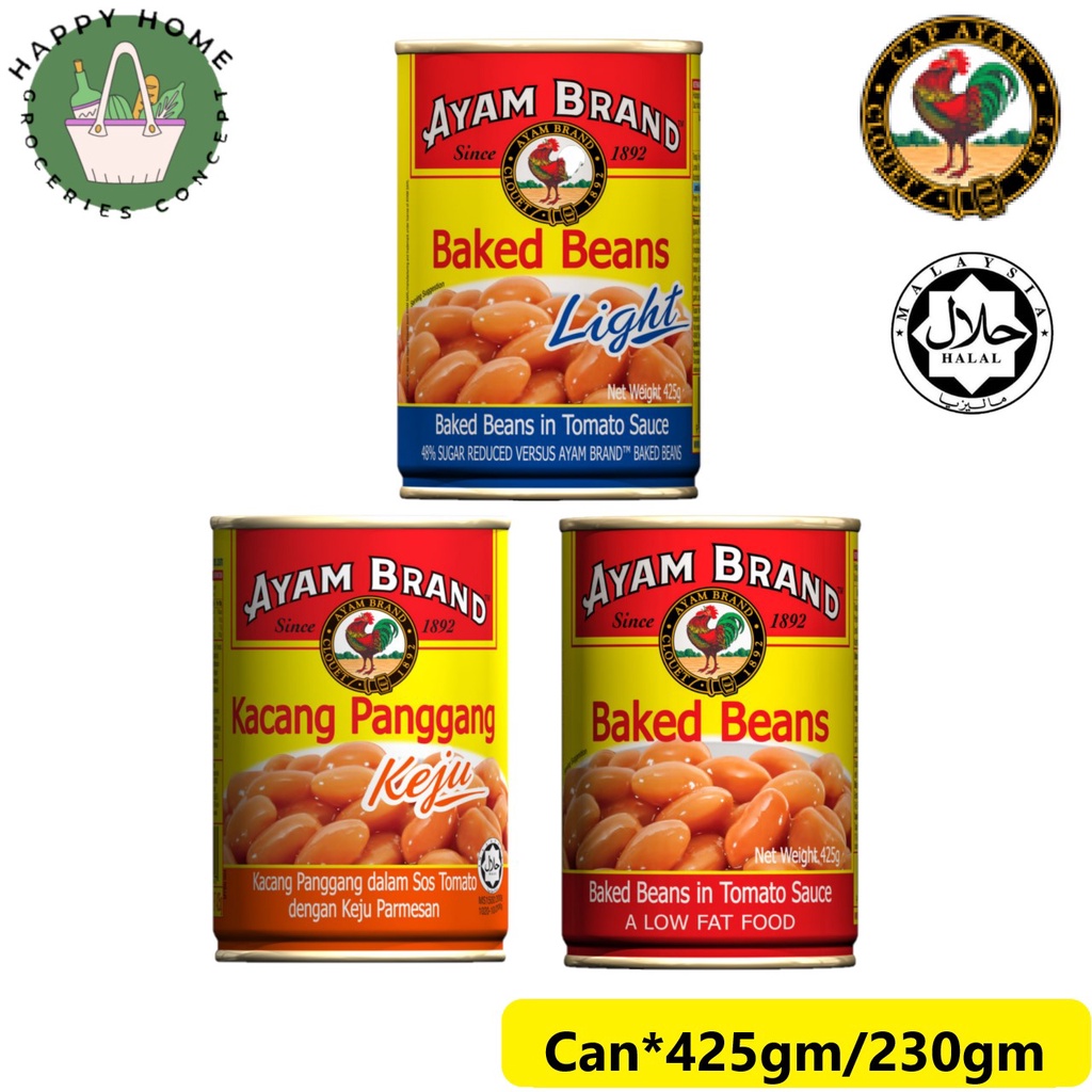 Ayam Brand Baked Beans With Cheese / Tomato Sauce / Light Tomato Sauce