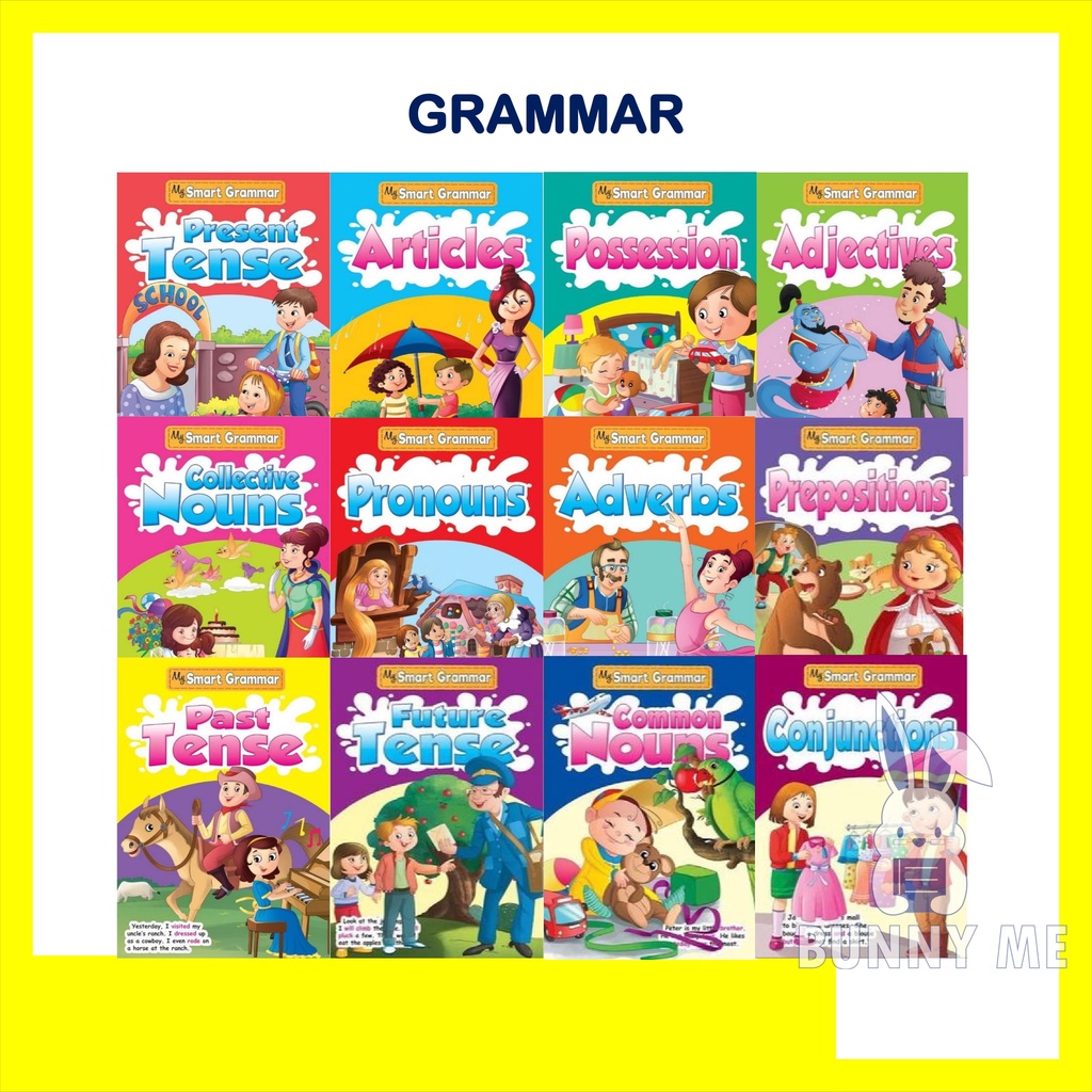 MY SMART GRAMMAR 12 TITLES EARLY LEARNING BOOK- MIND TO MIND | Shopee ...