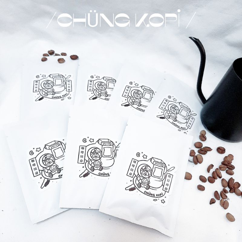 CHÜNG KOPI | 100% Arabica Coffee drip bags 挂耳咖啡包