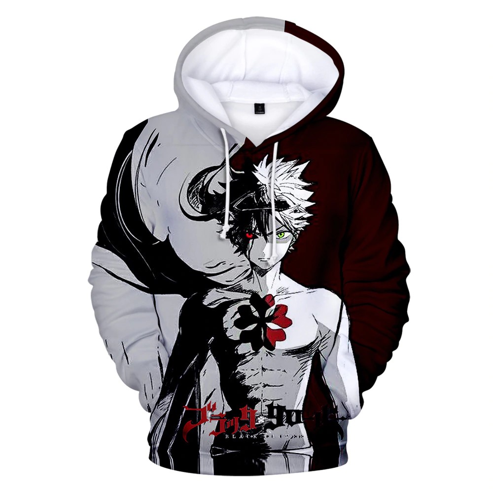 anime black hoodie