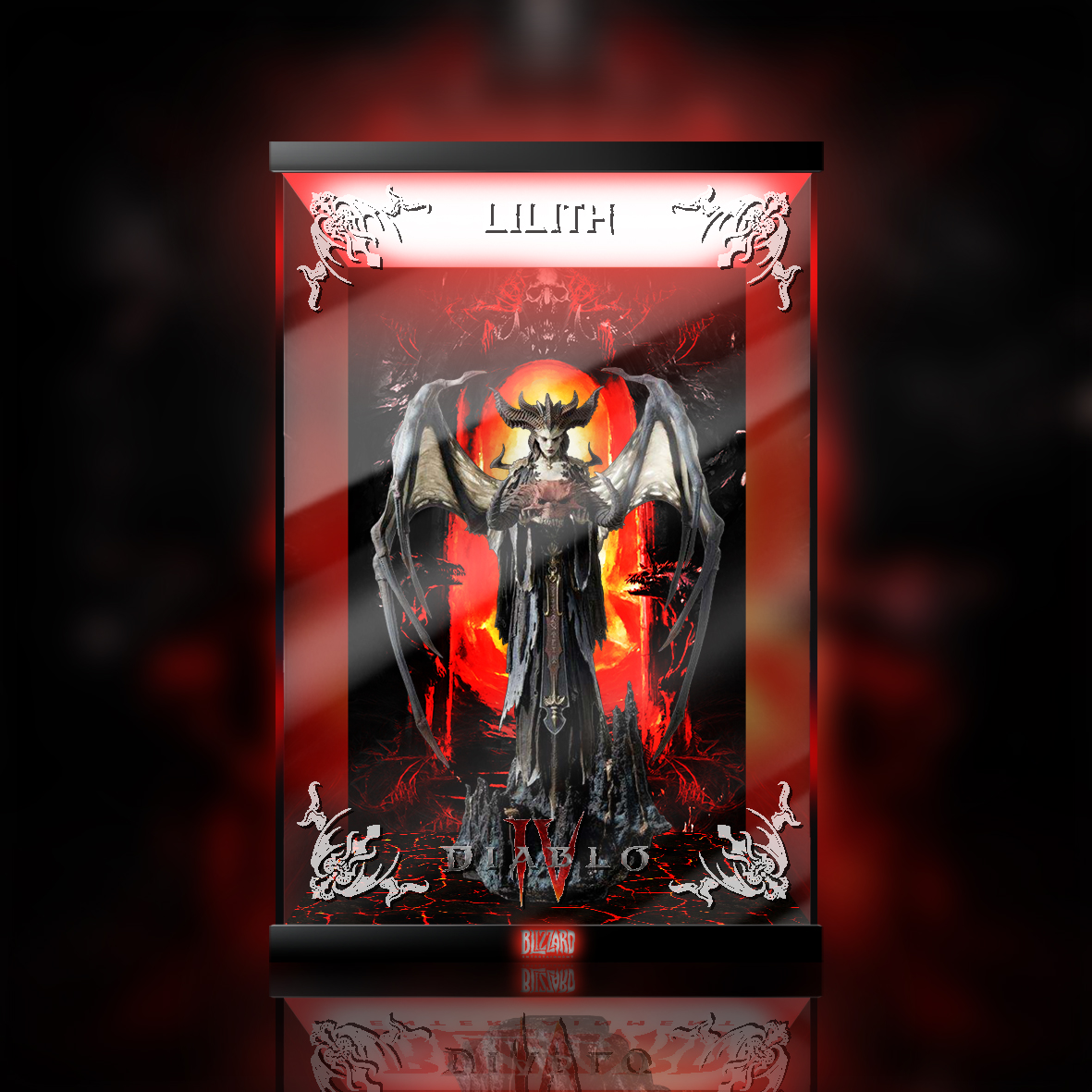 Blizzard Diablo 4 Lilith Statue Figure Dedicated Dustproof Display Box Shopee Malaysia