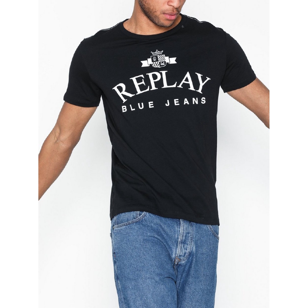 replay blue jeans sweatshirt