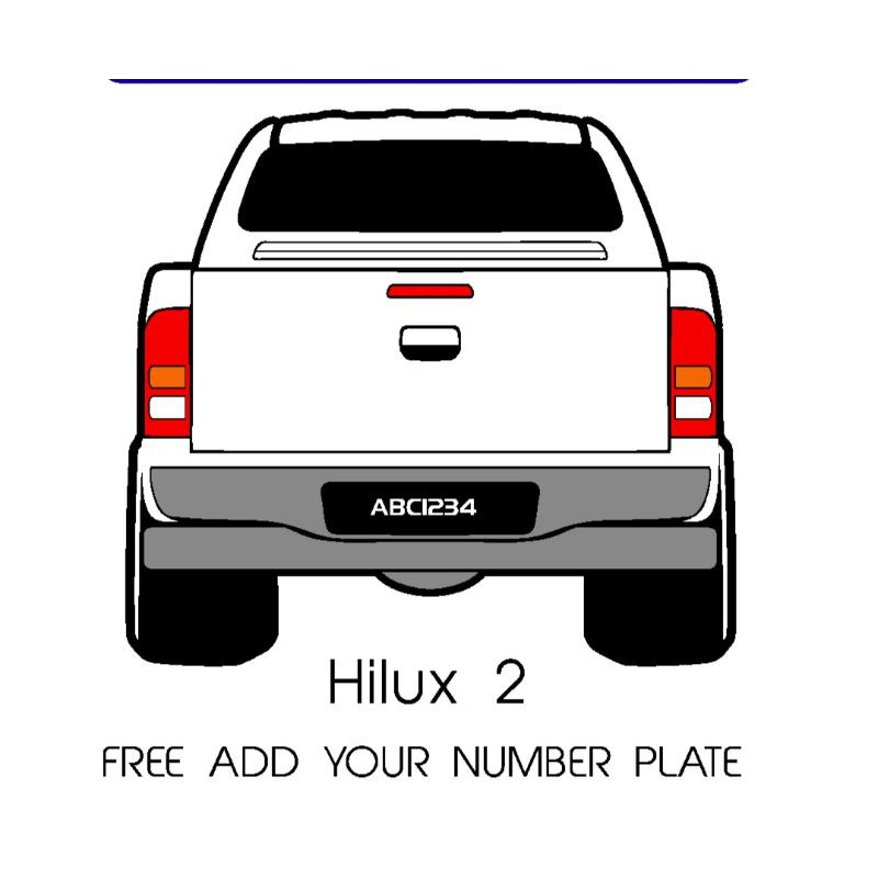 STICKER KERETA. STICKER TOYOTA HILUX DESIGN 2 Shopee Malaysia