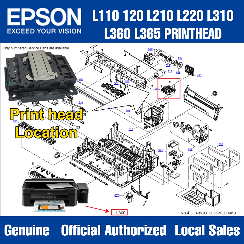 Epson Printer Spare Parts Name 7403