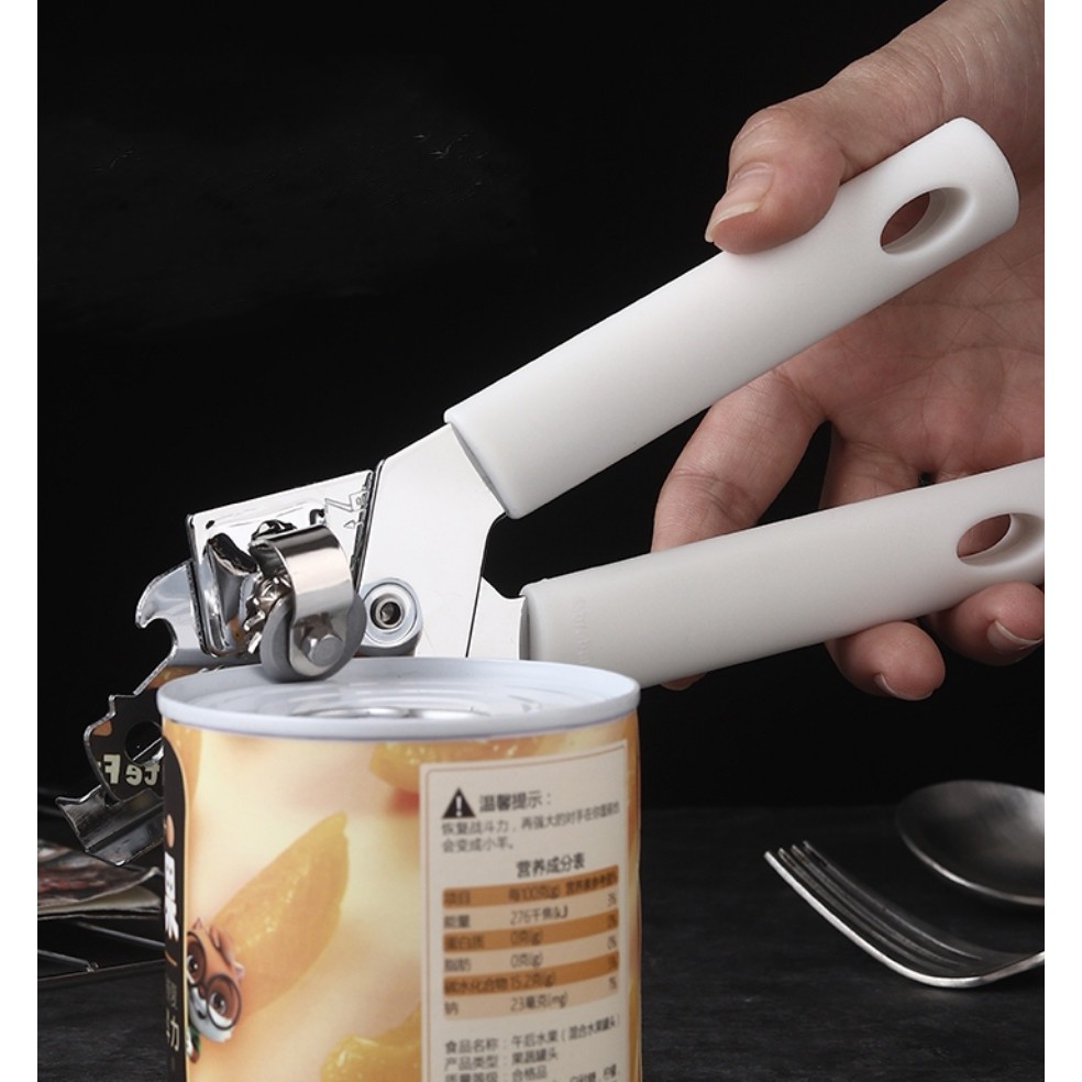 Can Opener Manual Stainless Steel Multifunction Powerful Can Knife Opener Kitchen Tool Pembuka Tin