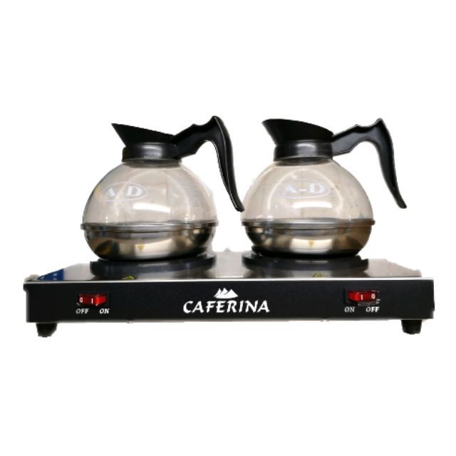 KT CAFERINA Electric Dual Hot Plate Coffee Warmer decanter coffee heat