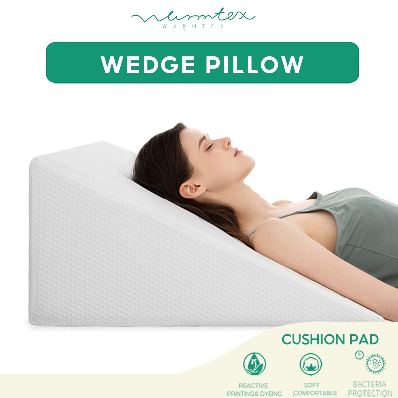 Bed Wedge Pillow Helps Acid Reflux Cushion pad Reduce Neck Back Pain
