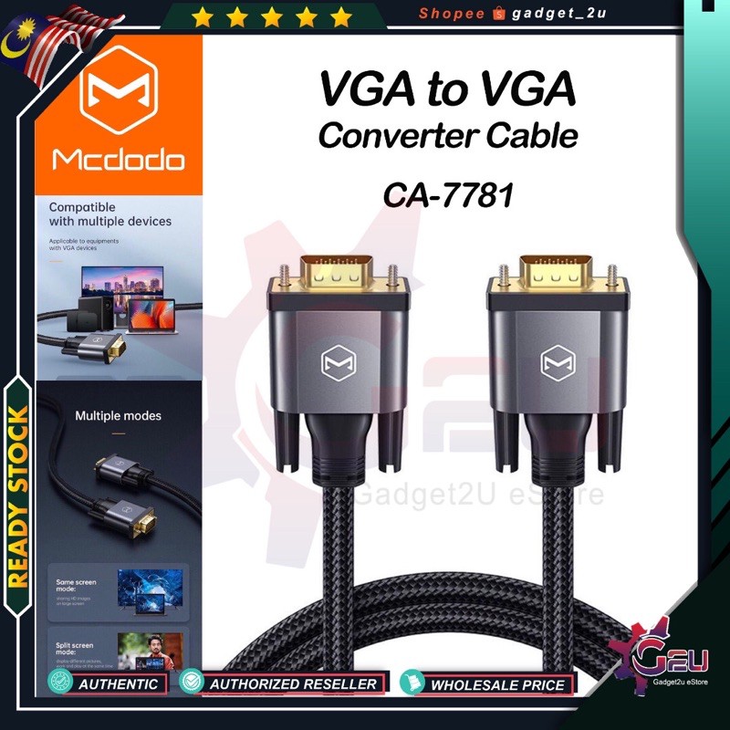 original-mcdodo-ca-778-vga-to-vga-converter-cable-ca-7770-2m-hdmi-to