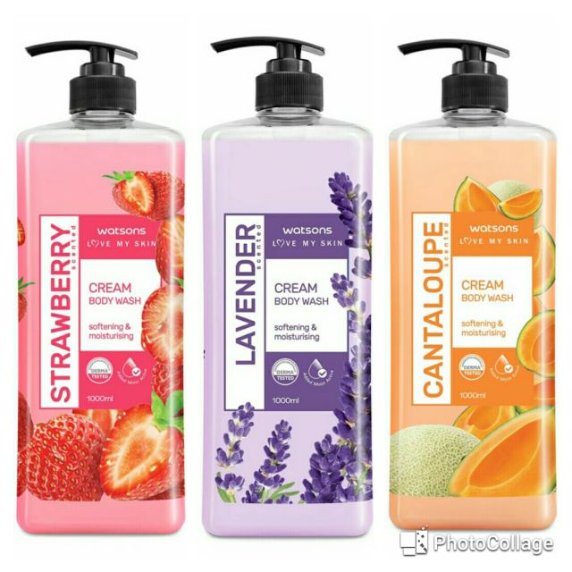 Krim Mandian Watson Shower Cream Bath Body Wash Watsons Shopee Malaysia