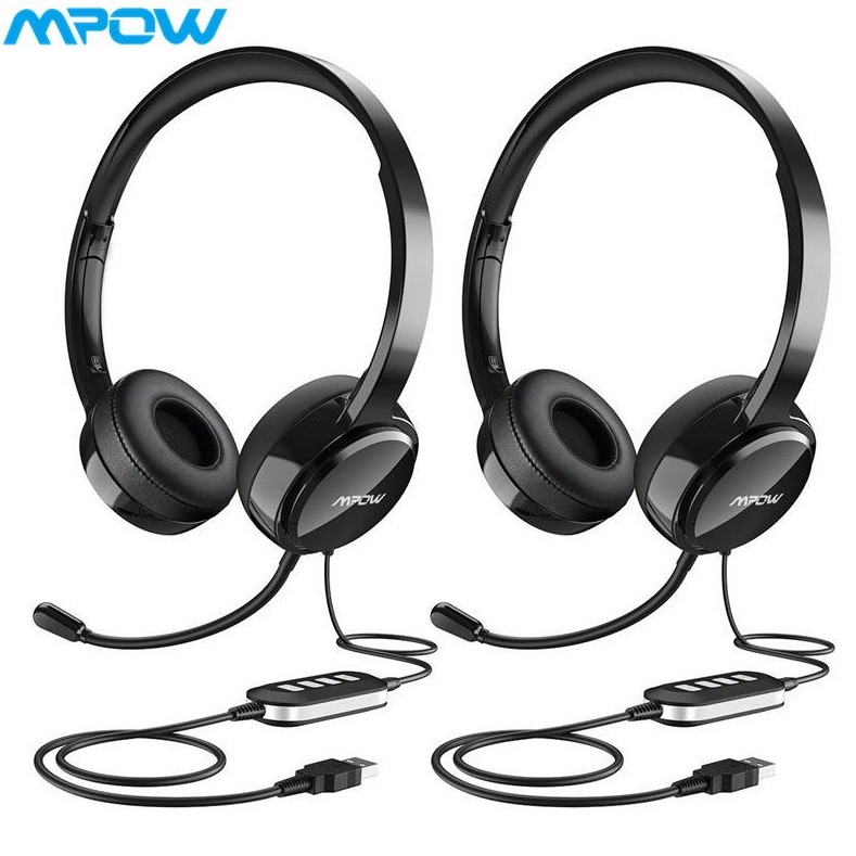 computer headset with mic noise cancelling